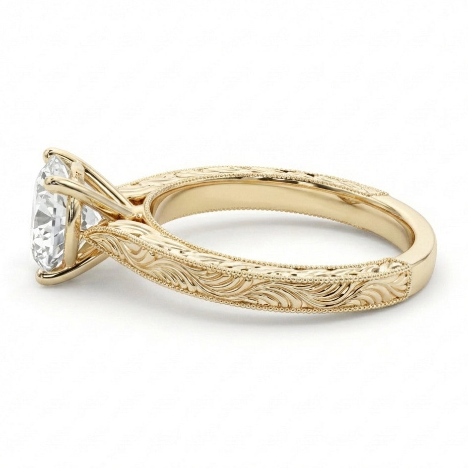 Eden Engraved Solitaire