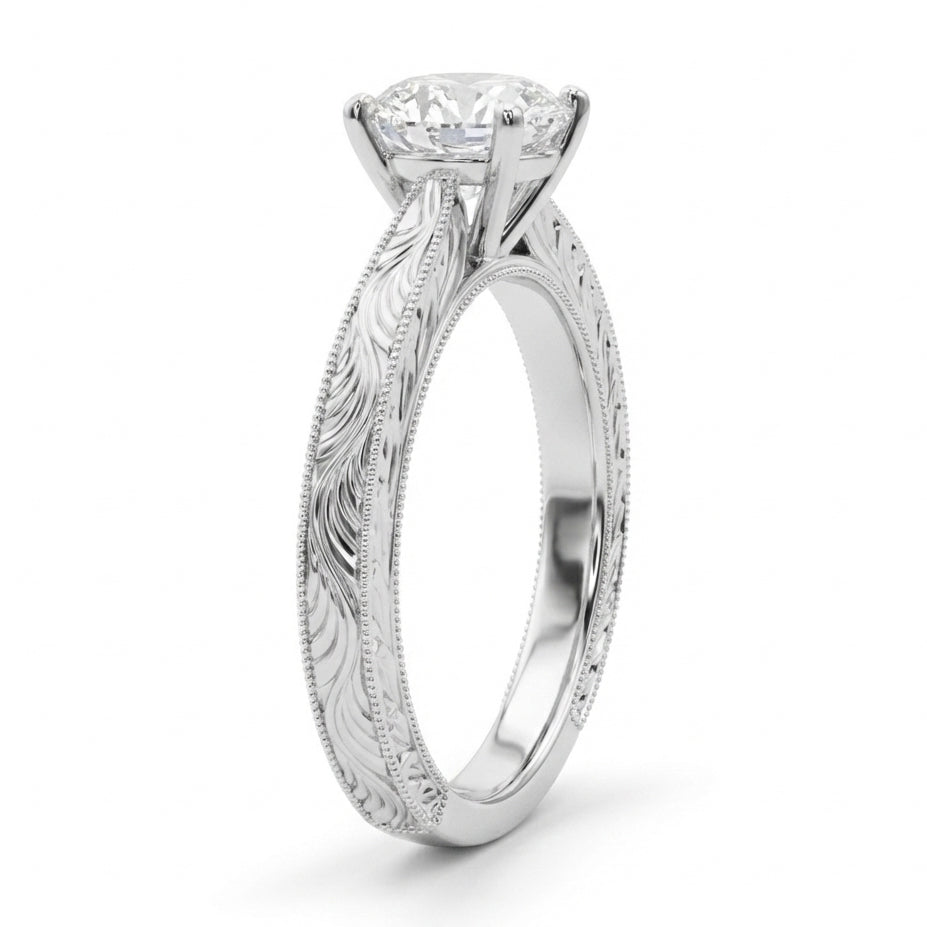Eden Engraved Solitaire