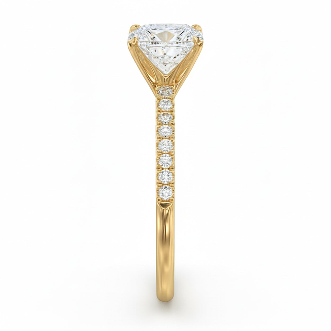 Luna Pavé Solitaire