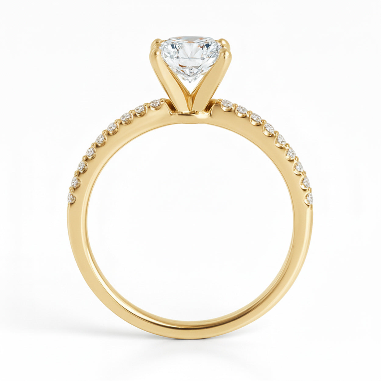 Luna Pavé Solitaire