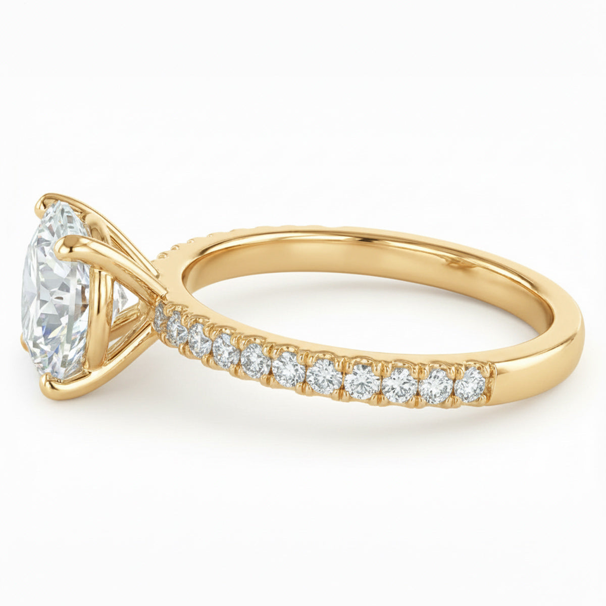 Luna Pavé Solitaire