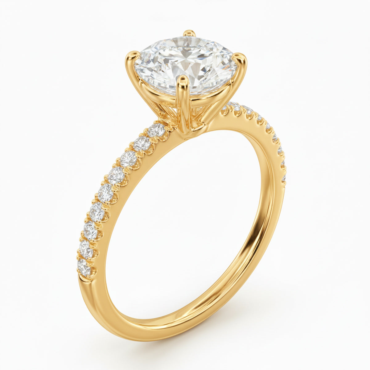 Luna Pavé Solitaire