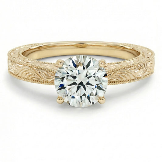 Eden Engraved Solitaire