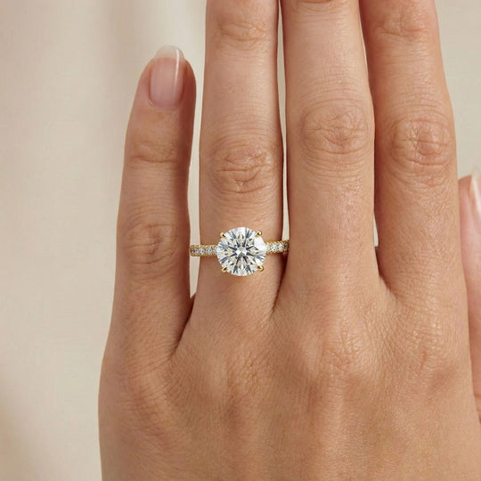 Aurora Pavé Band - alternate view