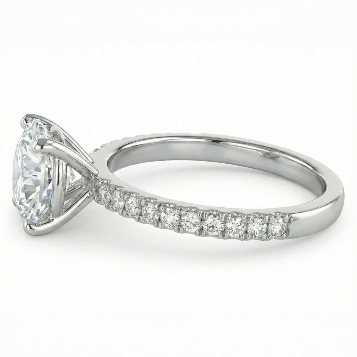 Luna Pavé Solitaire