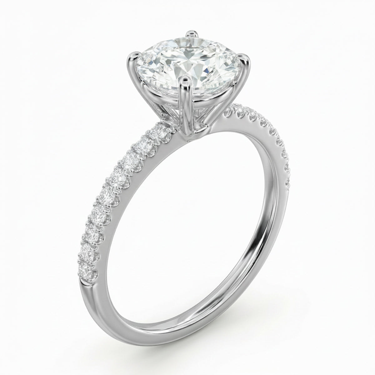 Luna Pavé Solitaire