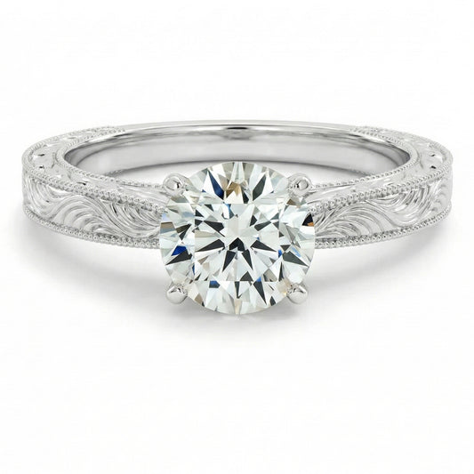 Eden Engraved Solitaire